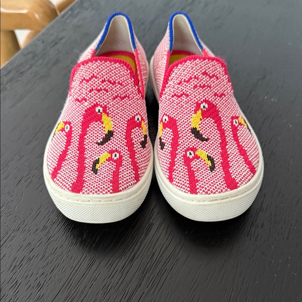 Rothy’s Flamingo Kids Slip-On Sneakers